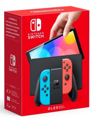 NINTENDO SWITCH (VERSION OLED) AZUL NEON/ROJO NEON