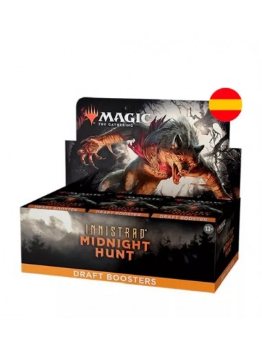 Caja de sobres de Draft (36 sobres) Innistrad cacería de media noche Magic the Gathering