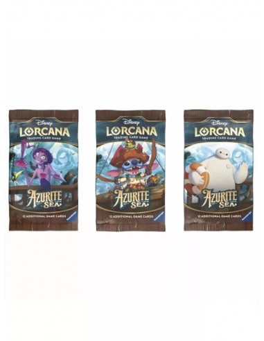 Sobre de refuerzo Azurite Sea Inglés - Disney Lorcana TCG